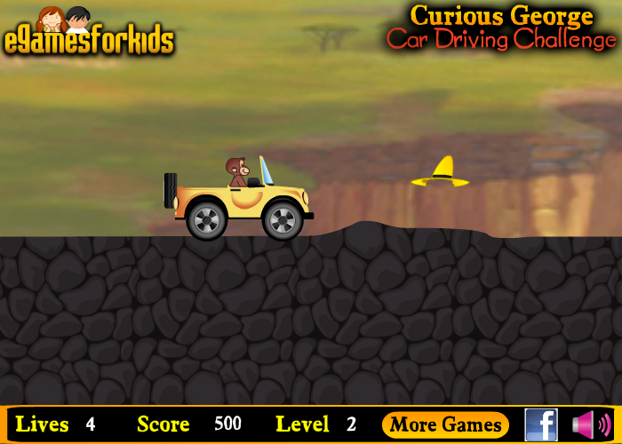 Curious George Car Driving Challenge