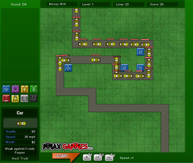 Vehicle Tower Defense 3