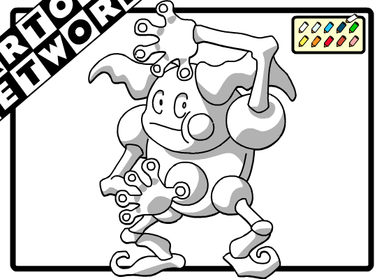 Cartoon Network Coloring: Mr. Mime