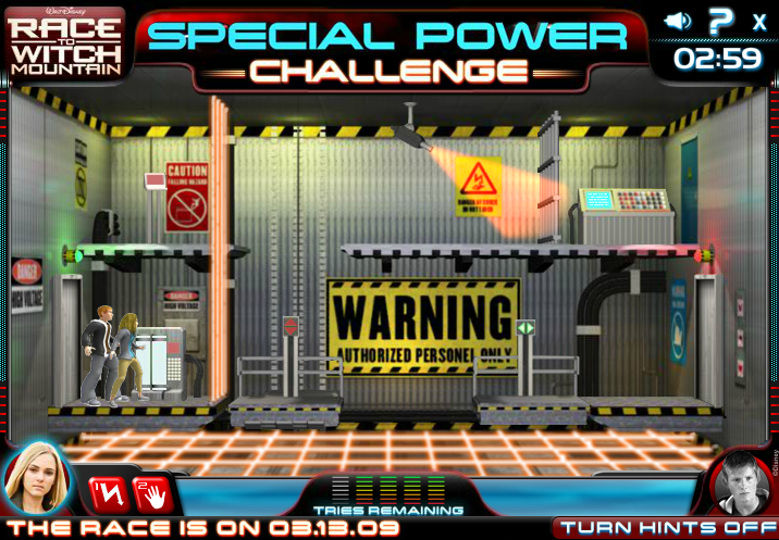 Race to Witch Mountain: Special Power Challenge