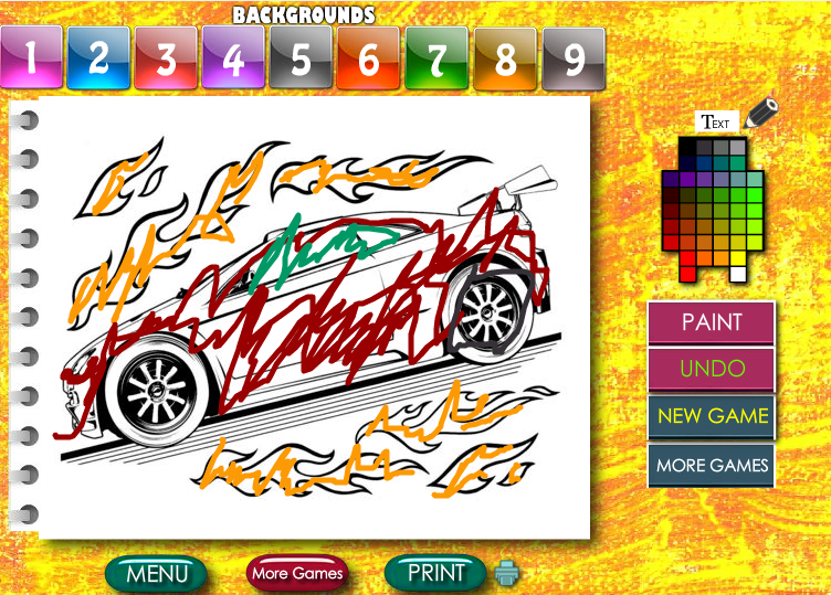 Cars: Drawing Artist