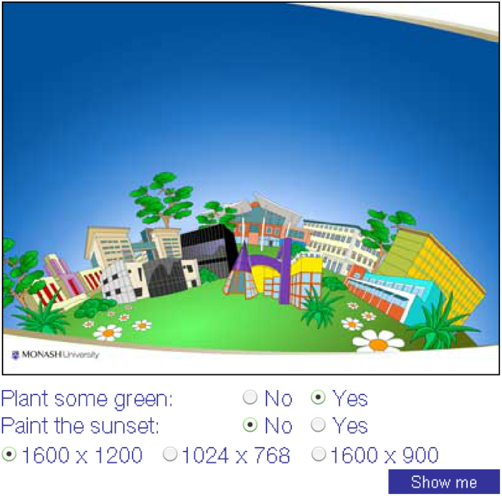 Monash University Interactive Advertisement