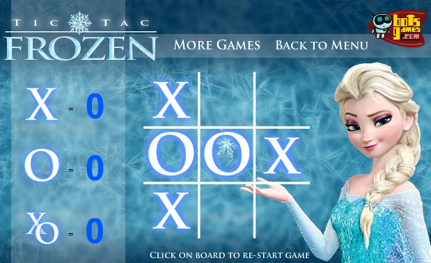 Tic Tac Frozen Elsa
