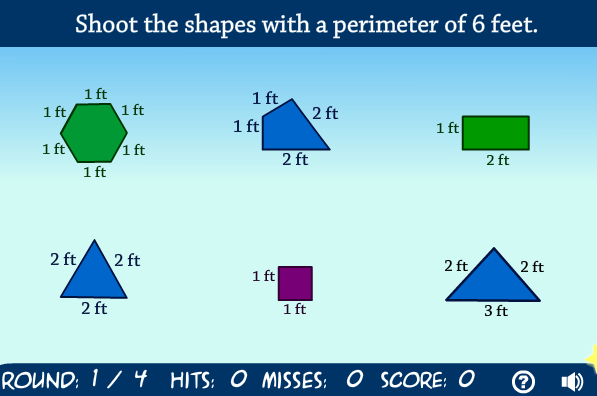 Perimeter Shape Game