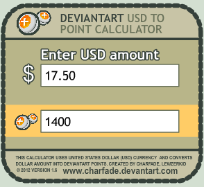DeviantArt USD to Point Calculator