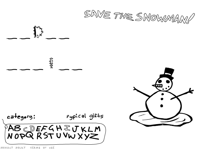 Save the Snowman!