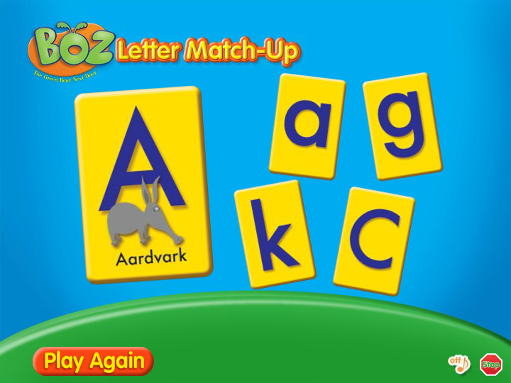 BOZ's Letter Match-Up