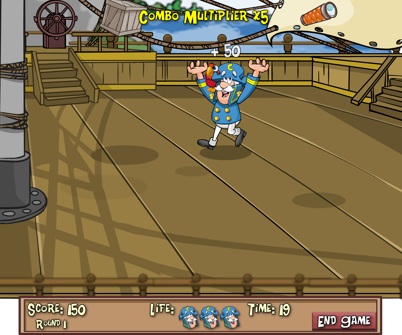 Cap'n Crunch Hull Catch