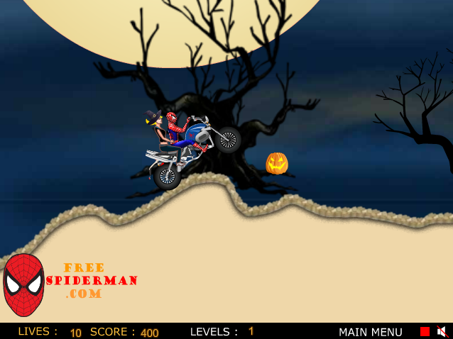 Spiderman Halloween Racing