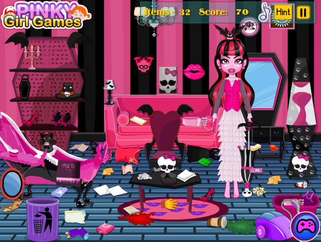 Draculaura Messy Room
