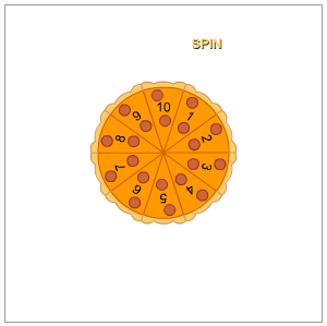 Pizza Rotating To Selected Slice