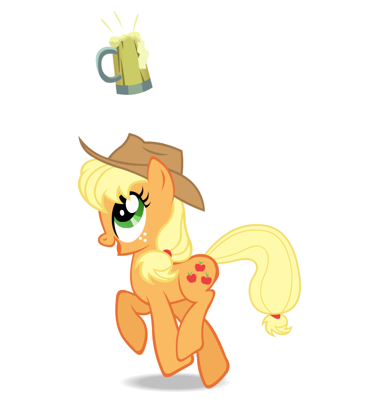 Applejack Bounce Test Animation