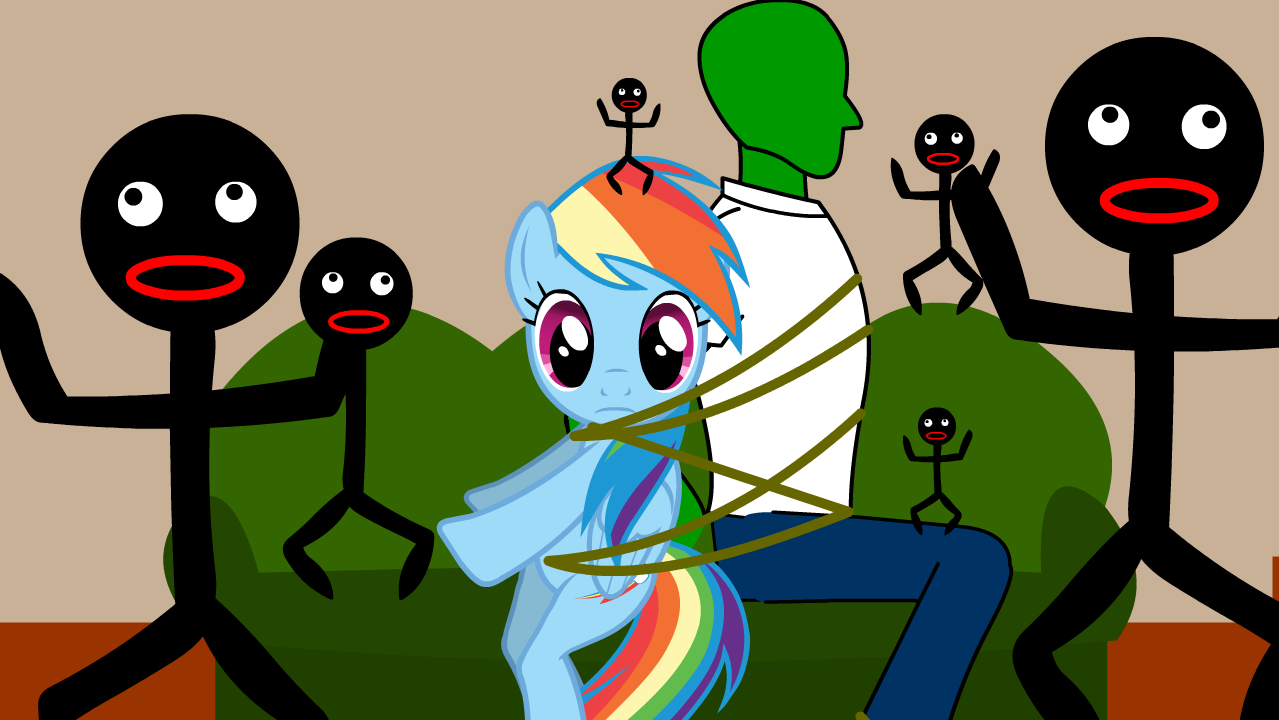 Anon x Rainbow Dash