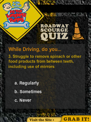 Roadway Scourge Quiz Widget