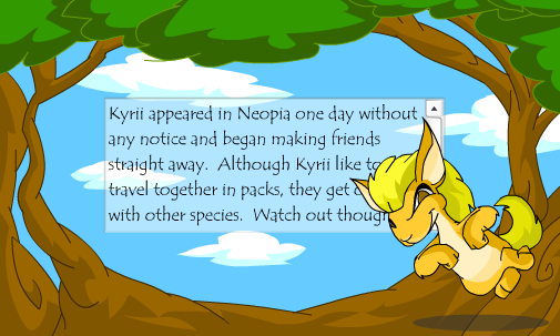 Neopet Preview: Kyrii