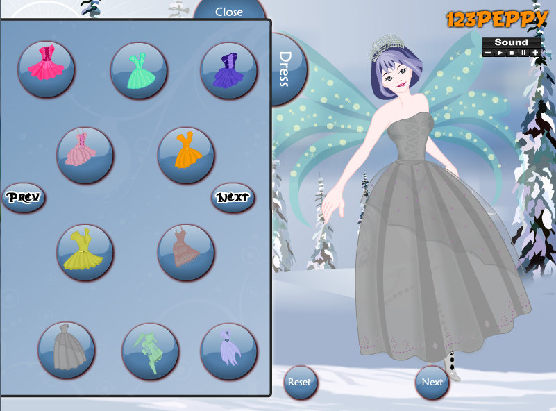 Winter Fairy Dress Up Game