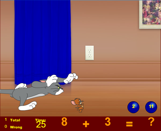 Math game with Tom & Jerry