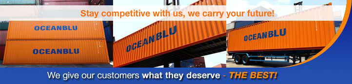 OceanBlu Shipping Website Header