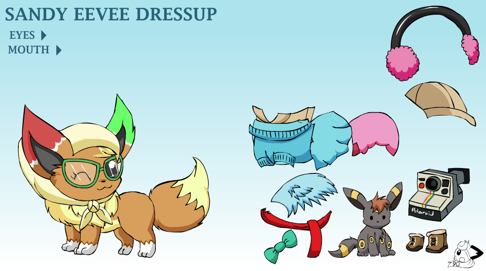 Sandy the Eevee Dressup