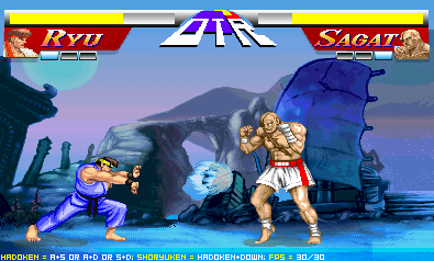 Street Fighter II - Ryu vs Sagat