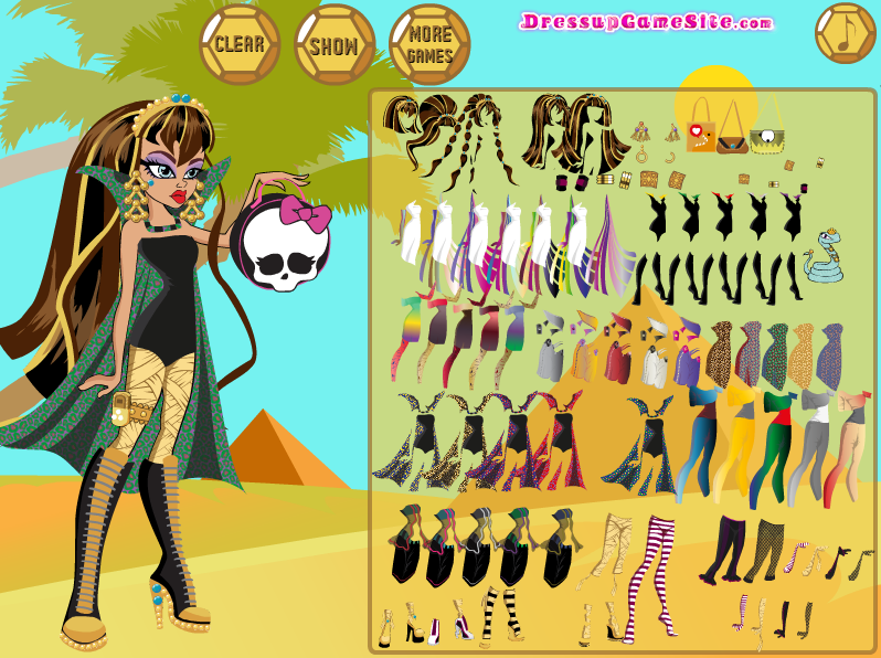 Cleo de Nile Dress Up Monster high