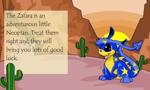 Neopet Preview: Zafara