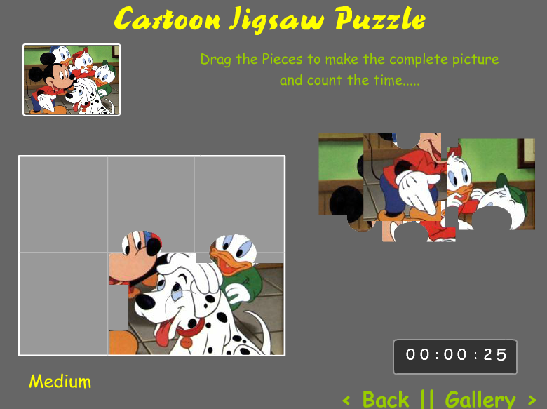 Cartoon Jigsaw Puzzle