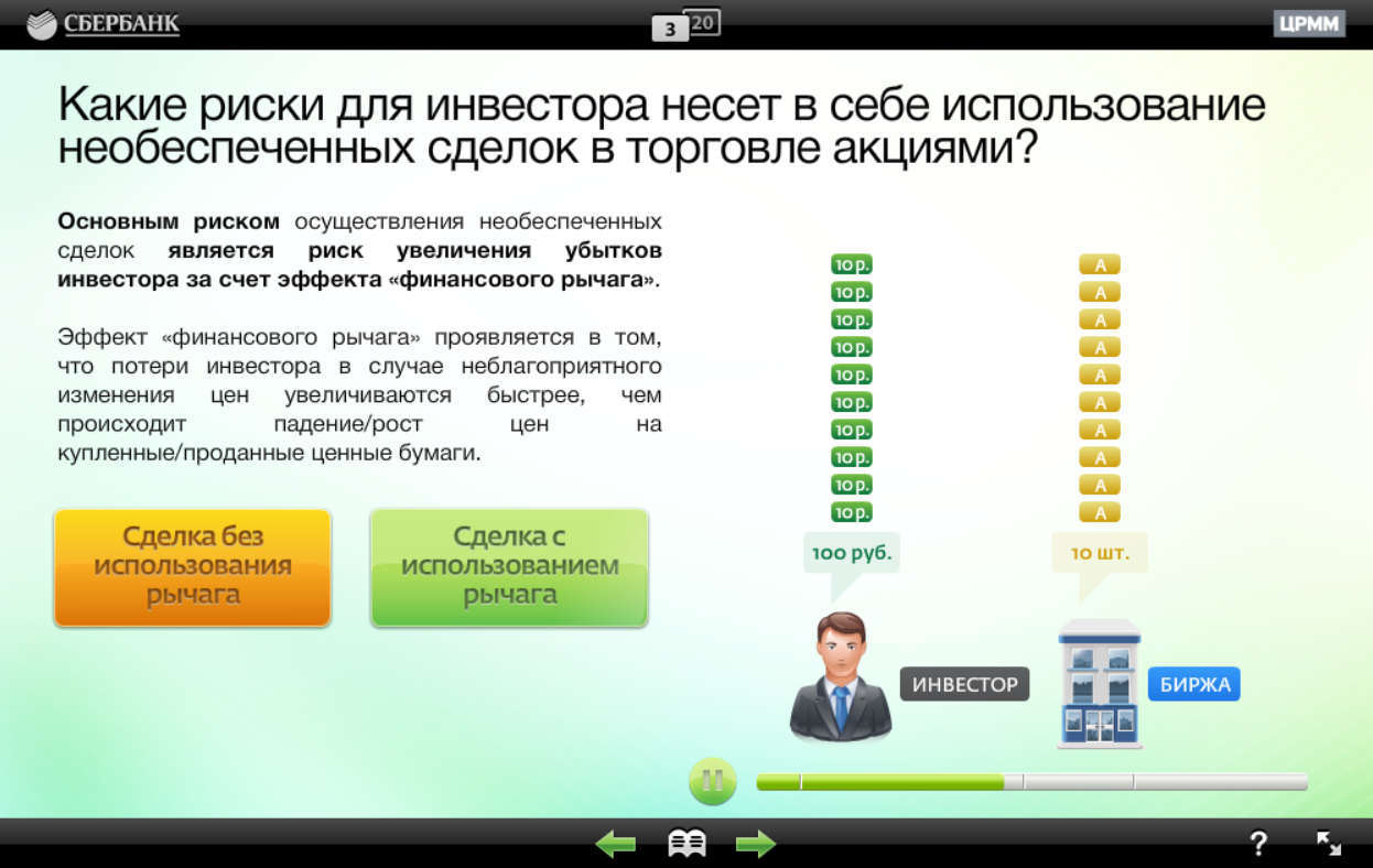 Сбербанк: Услуги совершенствования необеспеченных сделок (маржинальная торговля)