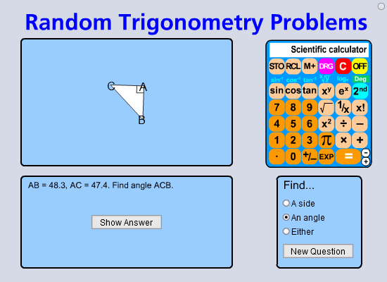 Random Trigonometry Problems