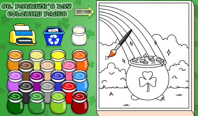 St. Patrick's Day Coloring Pages