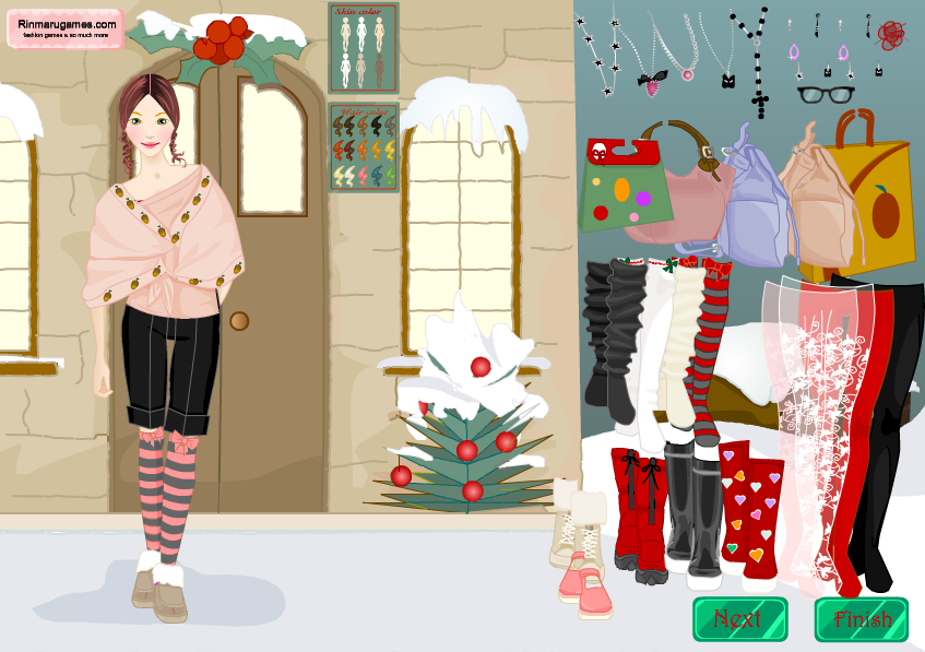 Christmas Fashion Dressup Game