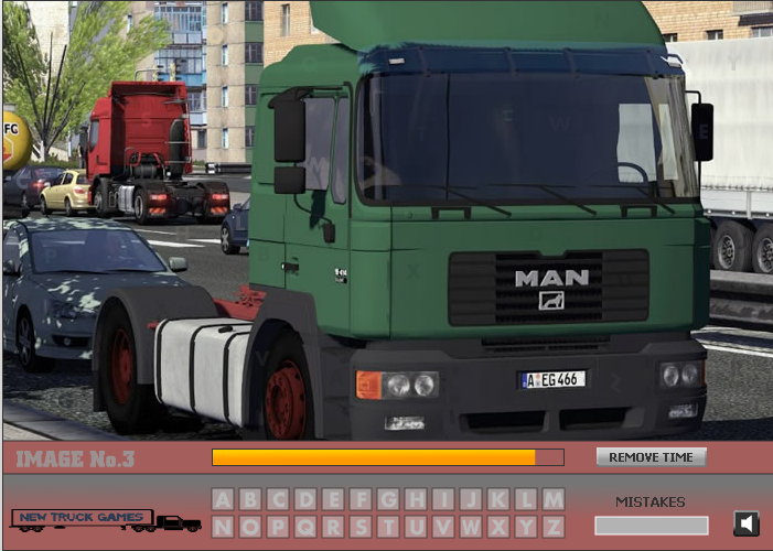 Man Trucks Hidden Letters