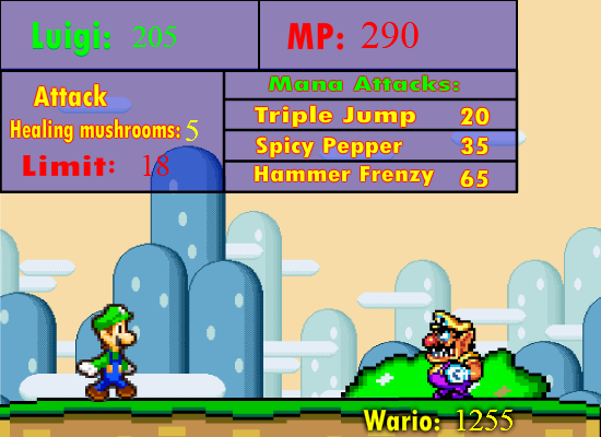 Luigi Vs Wario RPG