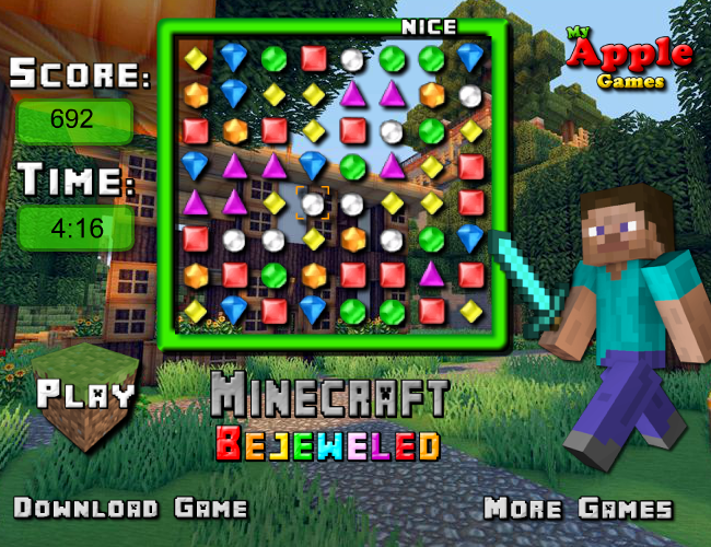 Minecraft Bejeweled