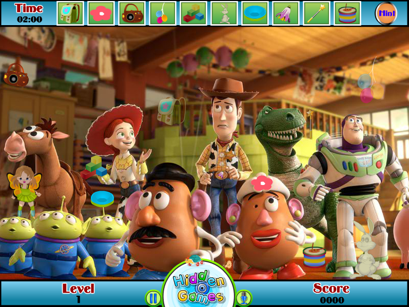 Toy Story 3 - Hidden Objects