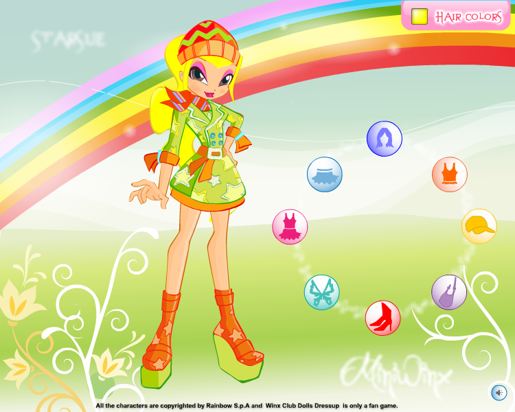 Winx Club Dolls DressUp