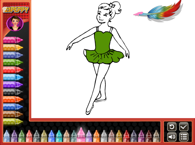 Coloring Book: Dancing