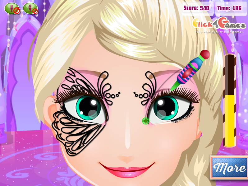 Elsa Face Art