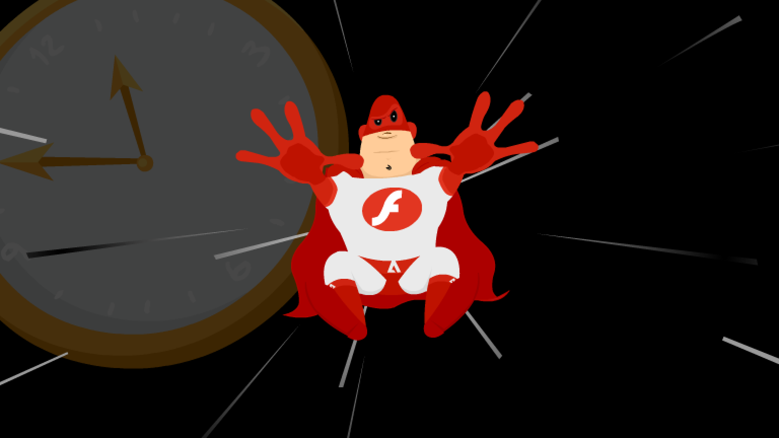 Adobe Flash tenth anniversary animation