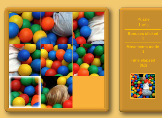 Fun Kids Sliding Puzzle