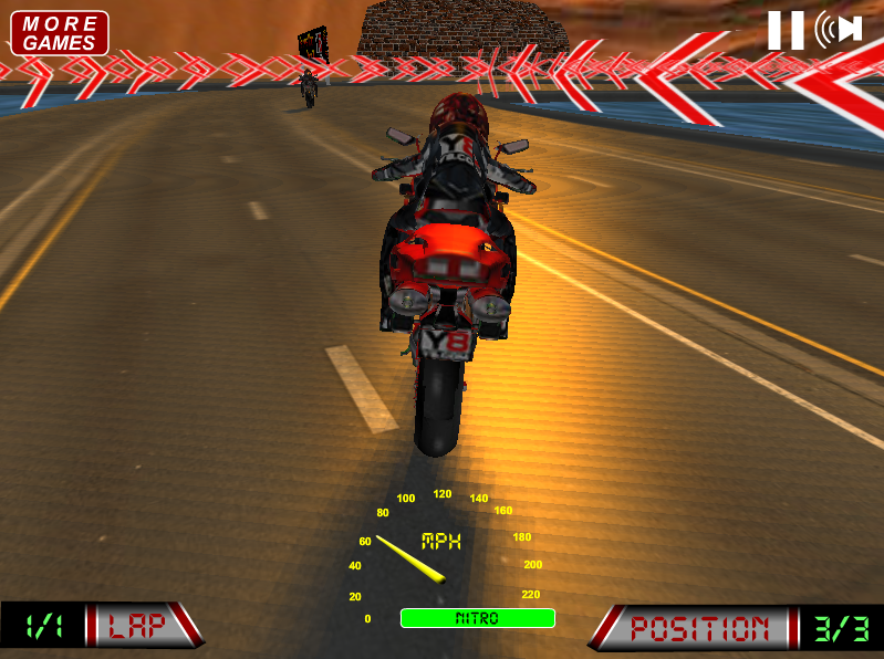 Hardcore Moto Race 3D