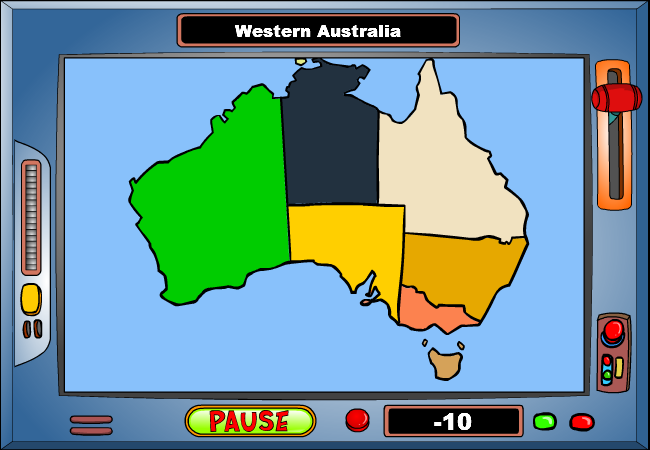 Geography Game: Australia