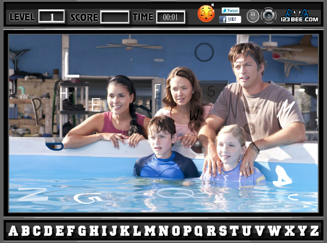 Dolphin Tale - Find the Alphabets