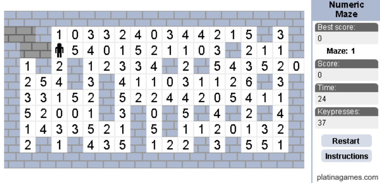 Numeric Maze
