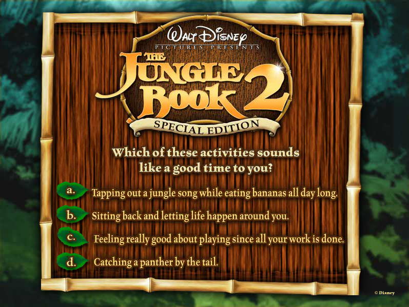 Who are you in The Jungle Book 2?