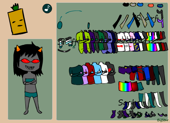 Homestuck Dress-Up Game