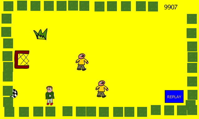 Soccer Goal Against Time