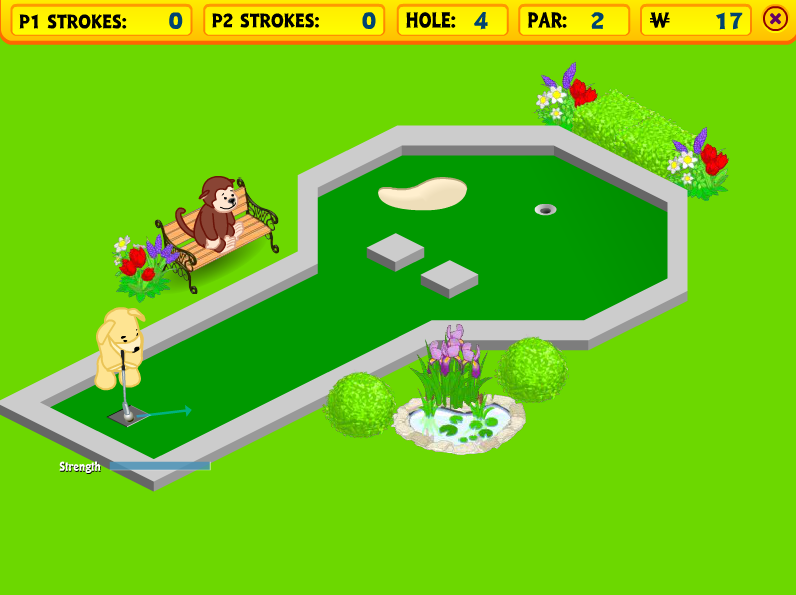 Webkinz Mini Golf