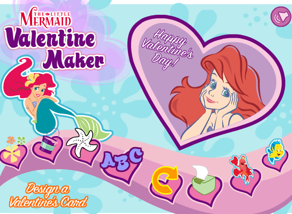 The Little Mermaid: Valentine Maker