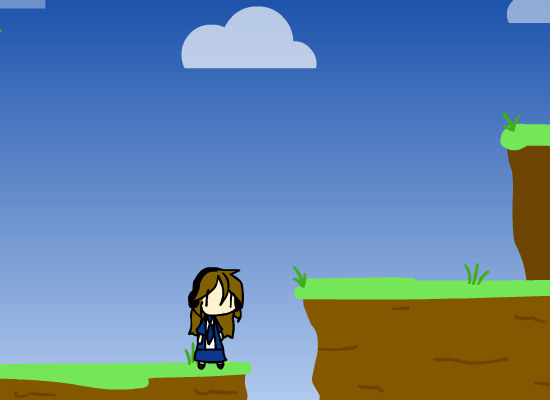 A basic platformer game (with no objective).